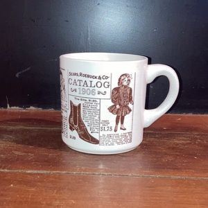 Vintage Sears, Roebuck & CO catalog 1906 advertising coffee mug
